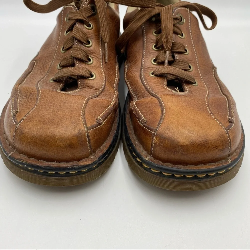 Dr. Martens 8B81 Oxford Brown Leather Lace Up Shoes Size 11